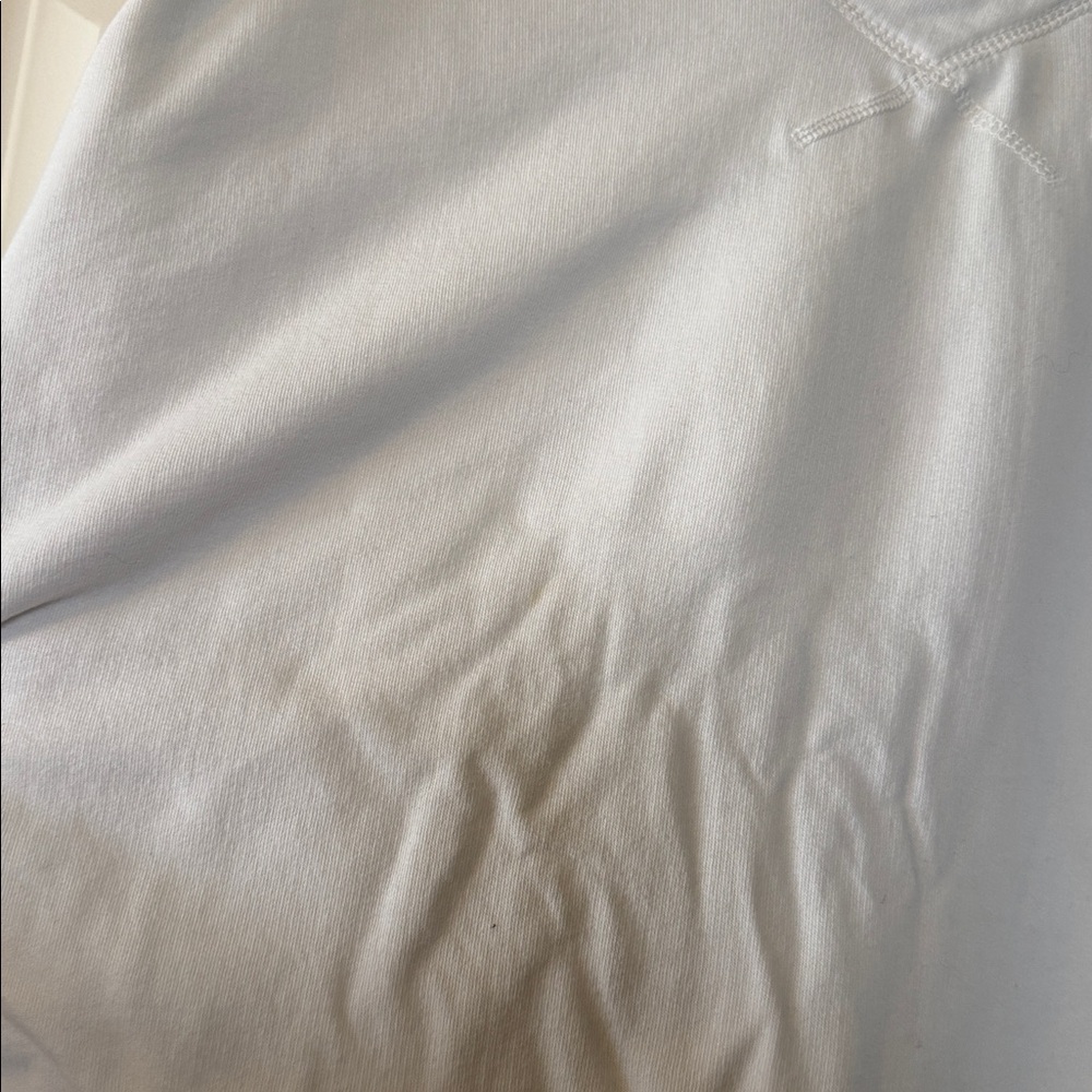 White Hoodie Free People Movement with Colorful Patterned Sleeves size Small - Picture 7 of 7